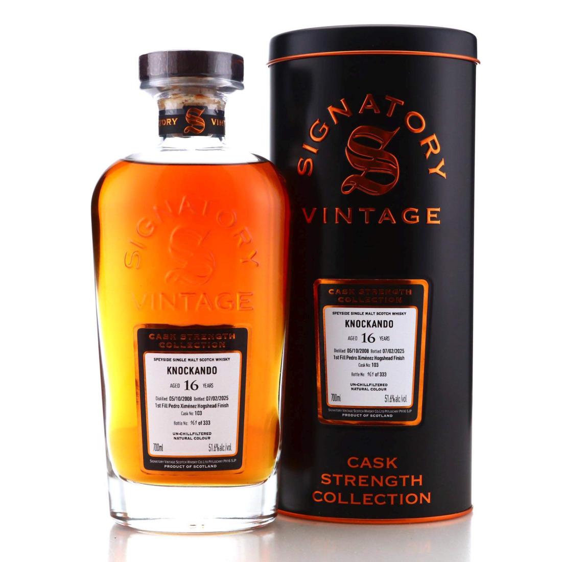 Knockando 2008 Cask Strength Collection 16 Year Old