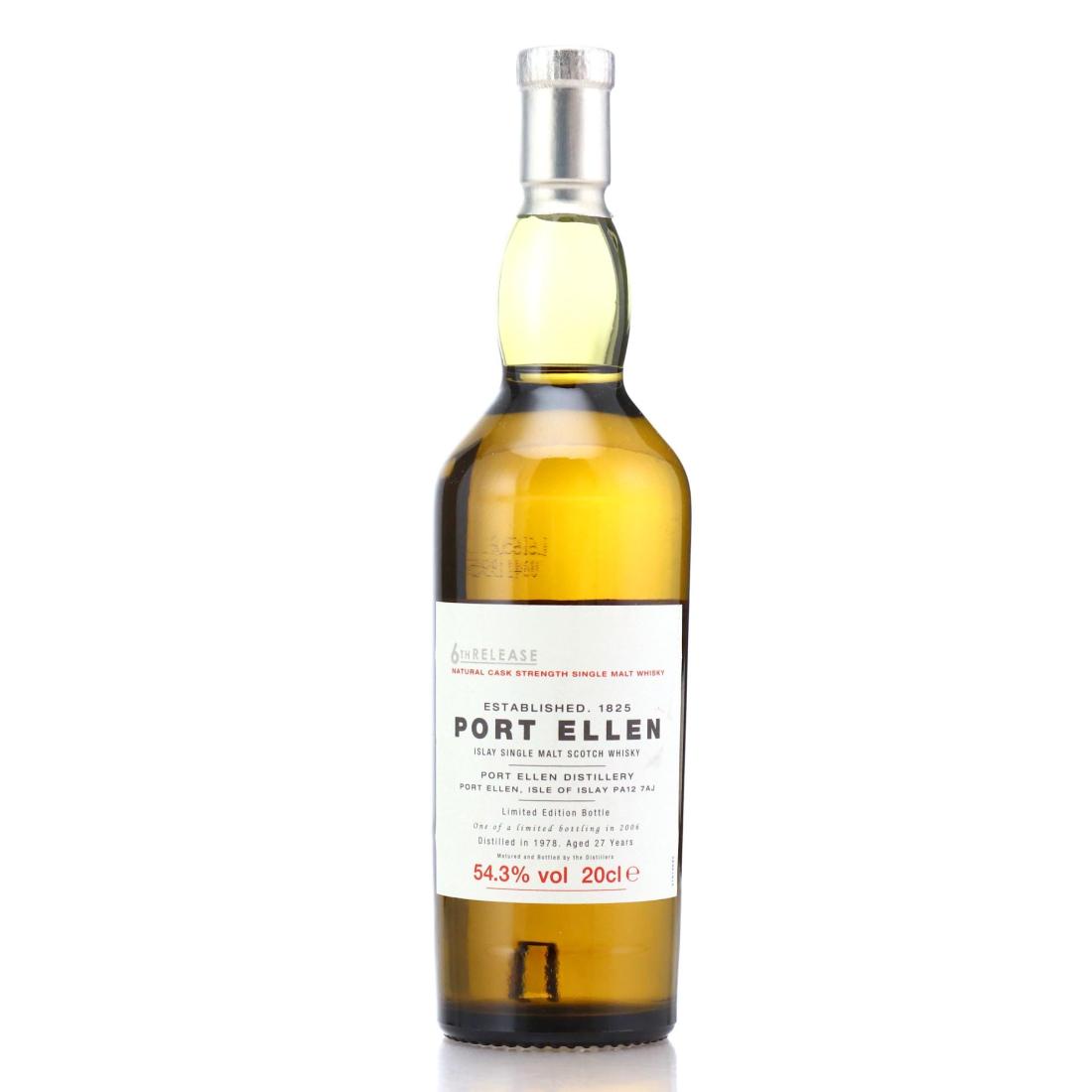 Port Ellen 1978 Natural Cask Strength 27 Year Old 6th Release