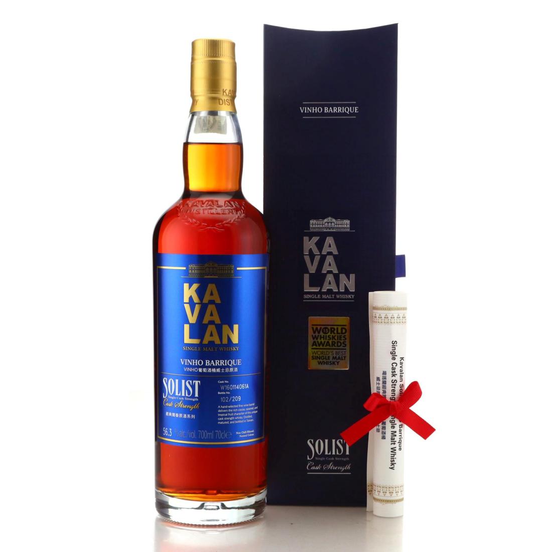 Kavalan 2016 Solist Vinho Barrique