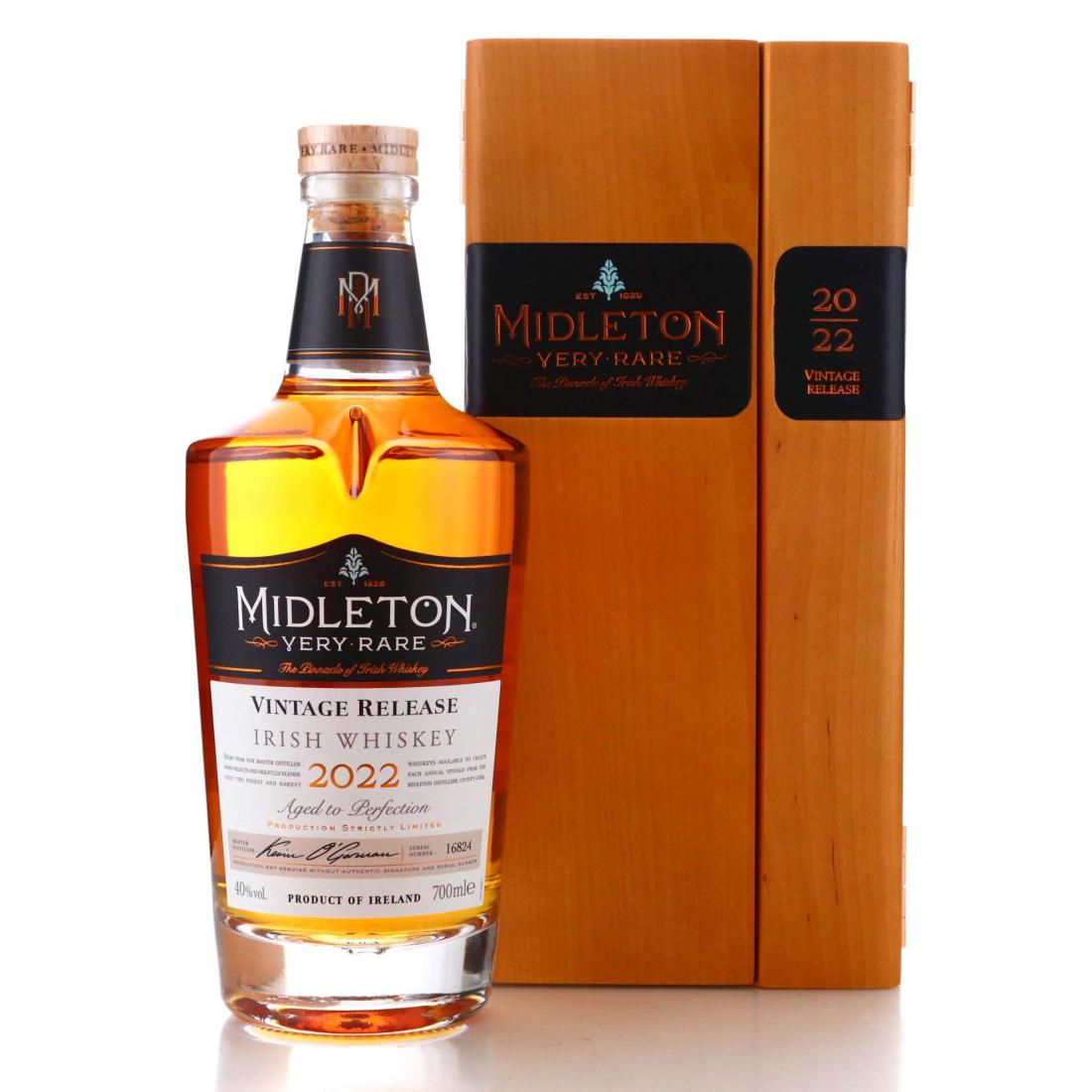 Midleton Very Rare Vintage Release 2022 Irish Whiskey