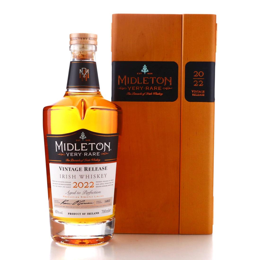 Midleton Very Rare Vintage Release 2022 Irish Whiskey