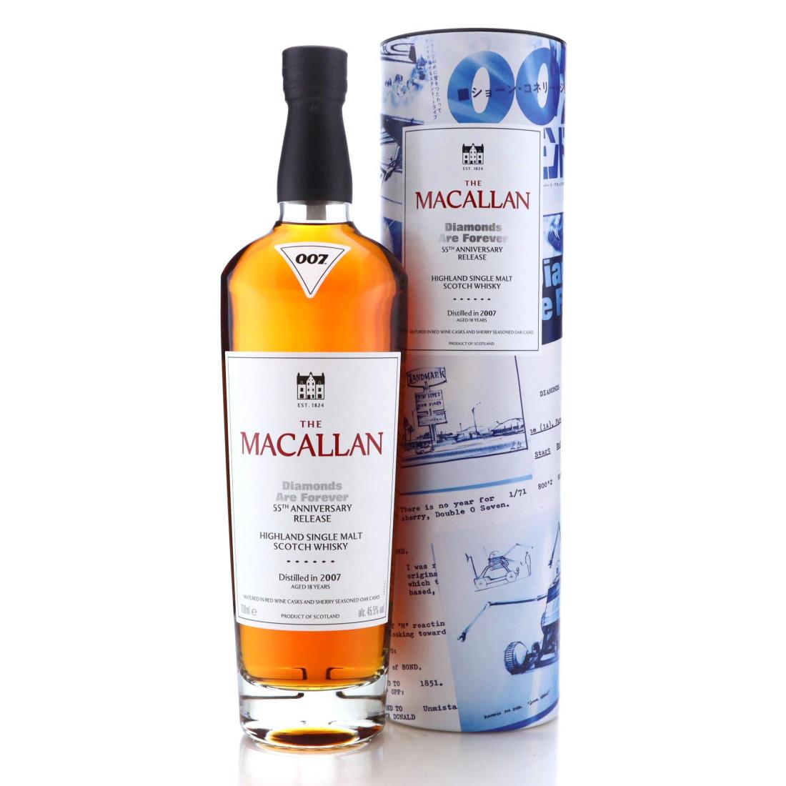 Macallan 2007 Diamonds Are Forever 18 55th Anniversary Release