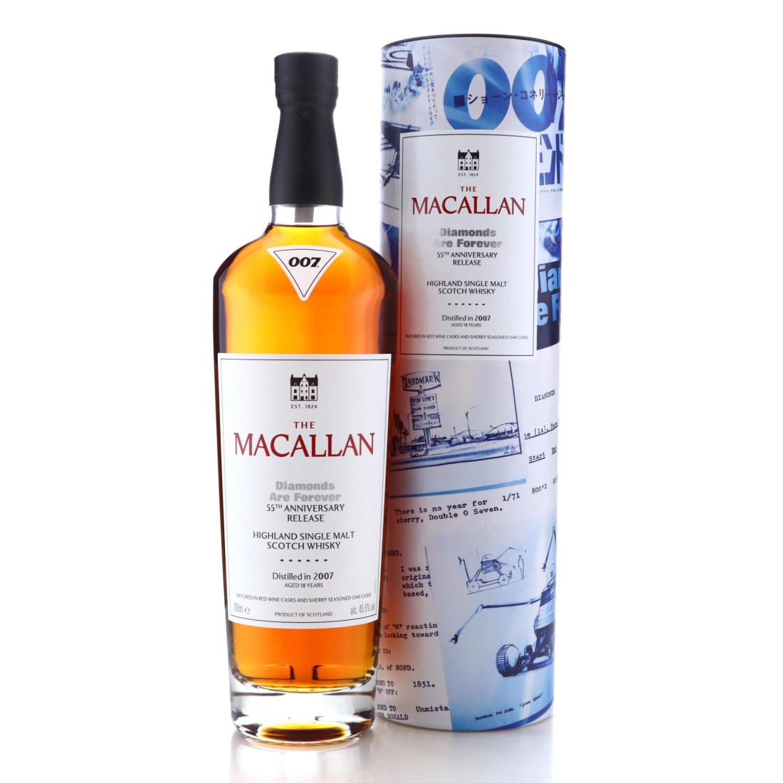 Macallan 2007 Diamonds Are Forever 18 55th Anniversary Release