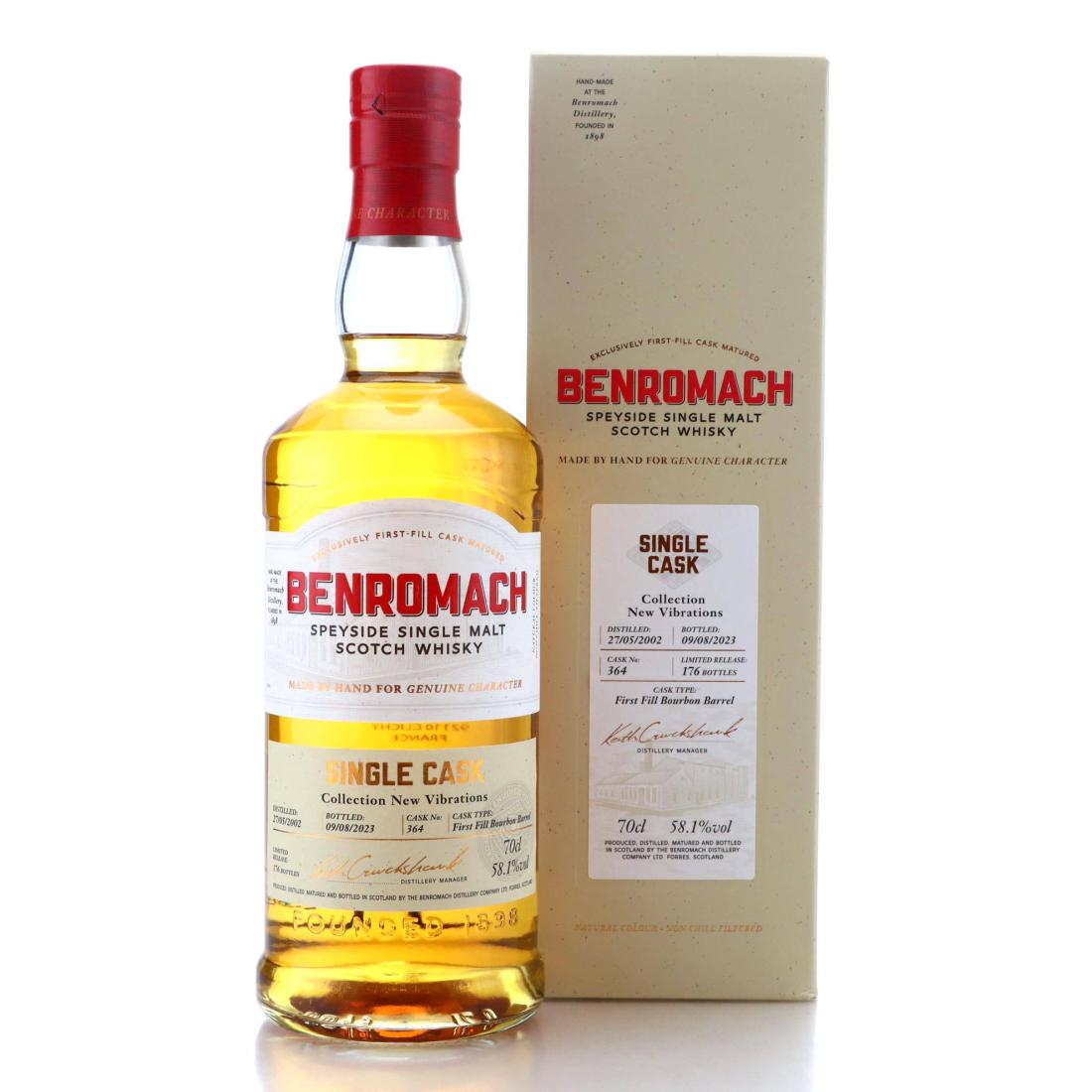 Benromach 2002 Single Cask Collection New Vibrations