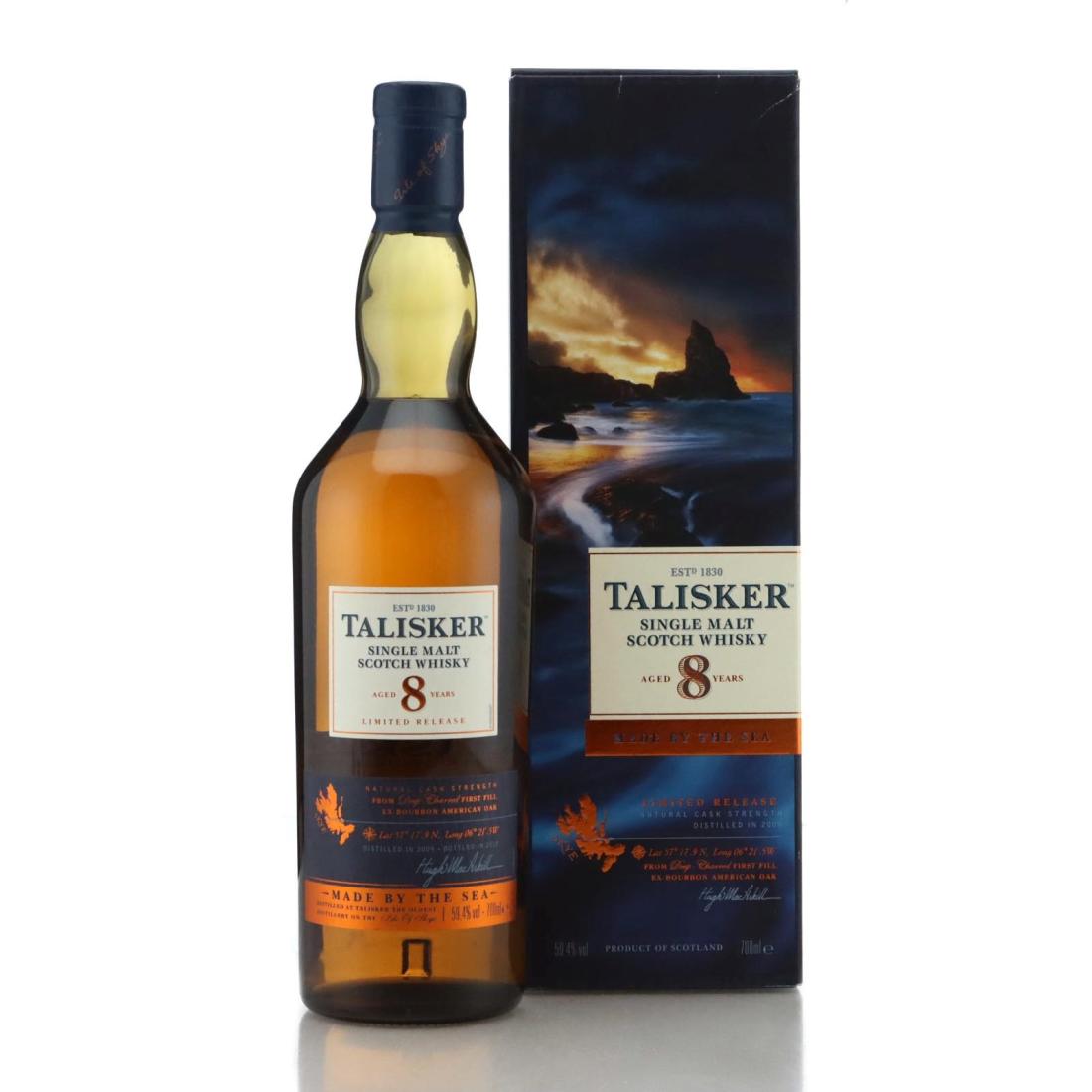 Talisker 2009 Natural Cask Strength 8 Year Old