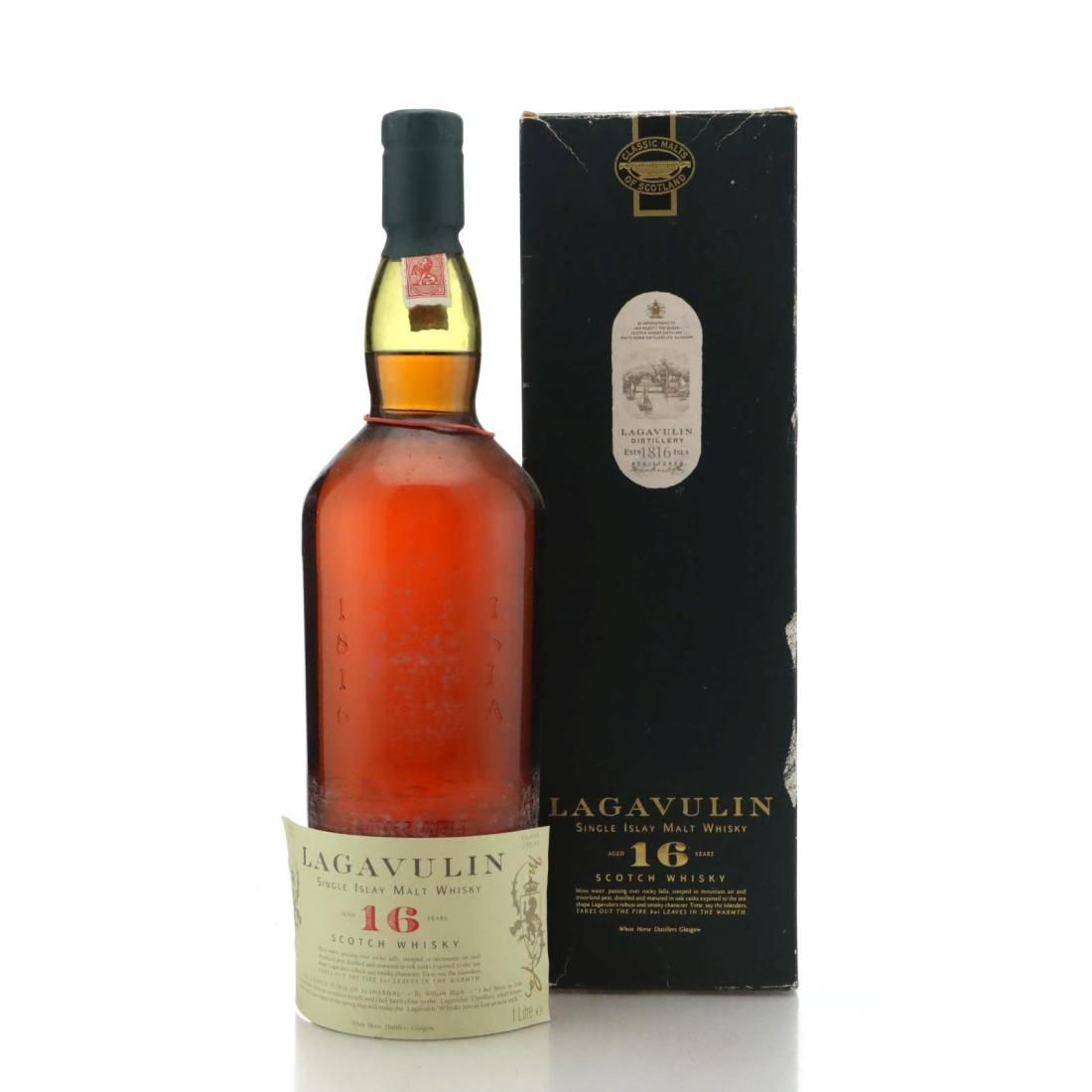 Lagavulin 16 Year Old White Horse Distillers Litre