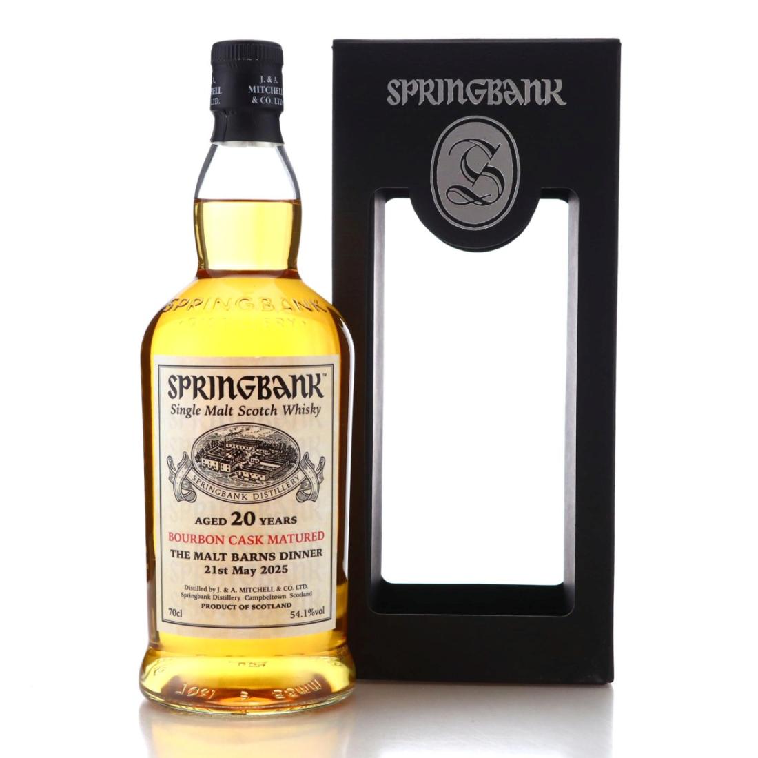Springbank 20 Year Old Bourbon Cask Matured