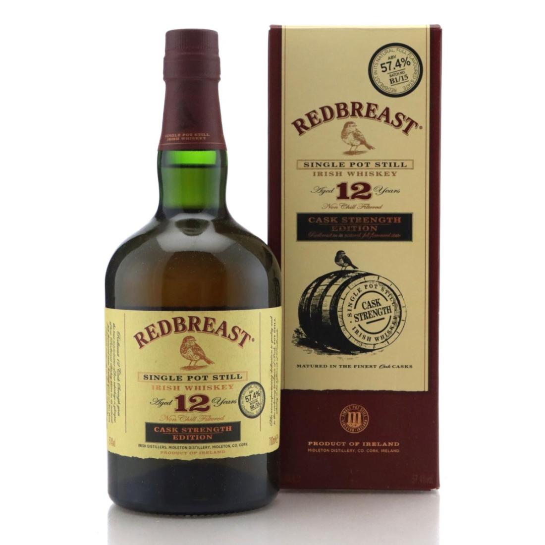 Redbreast 12 Year Old Cask Strength Edition Batch No B115