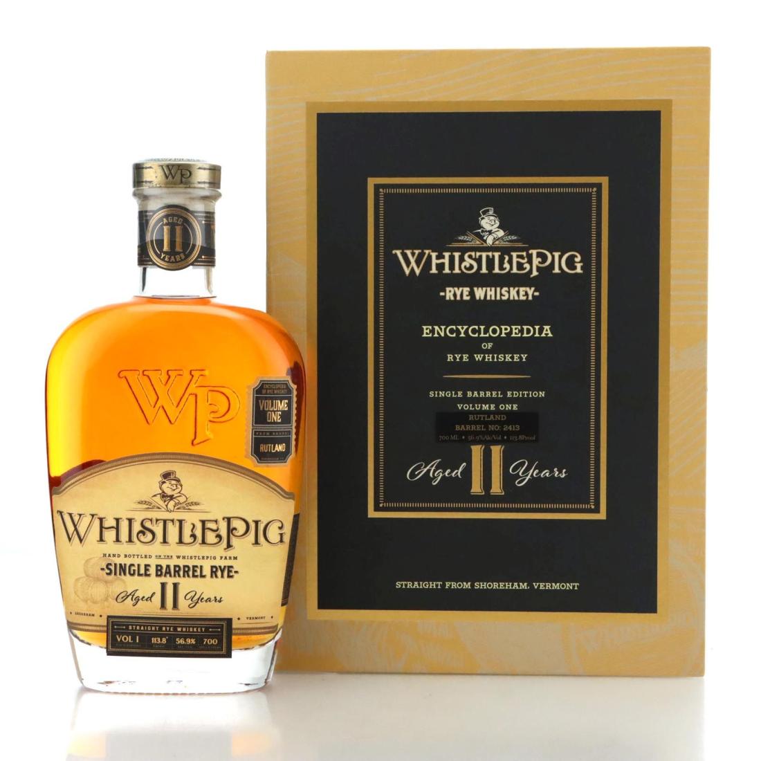 Whistlepig Single Barrel Rye 11 Year Old Encyclopedia of Rye Vol 1