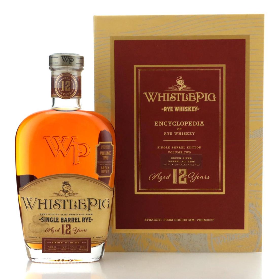 Whistlepig 12 Year Old Single Barrel Rye Encyclopedia of Rye Vol 2