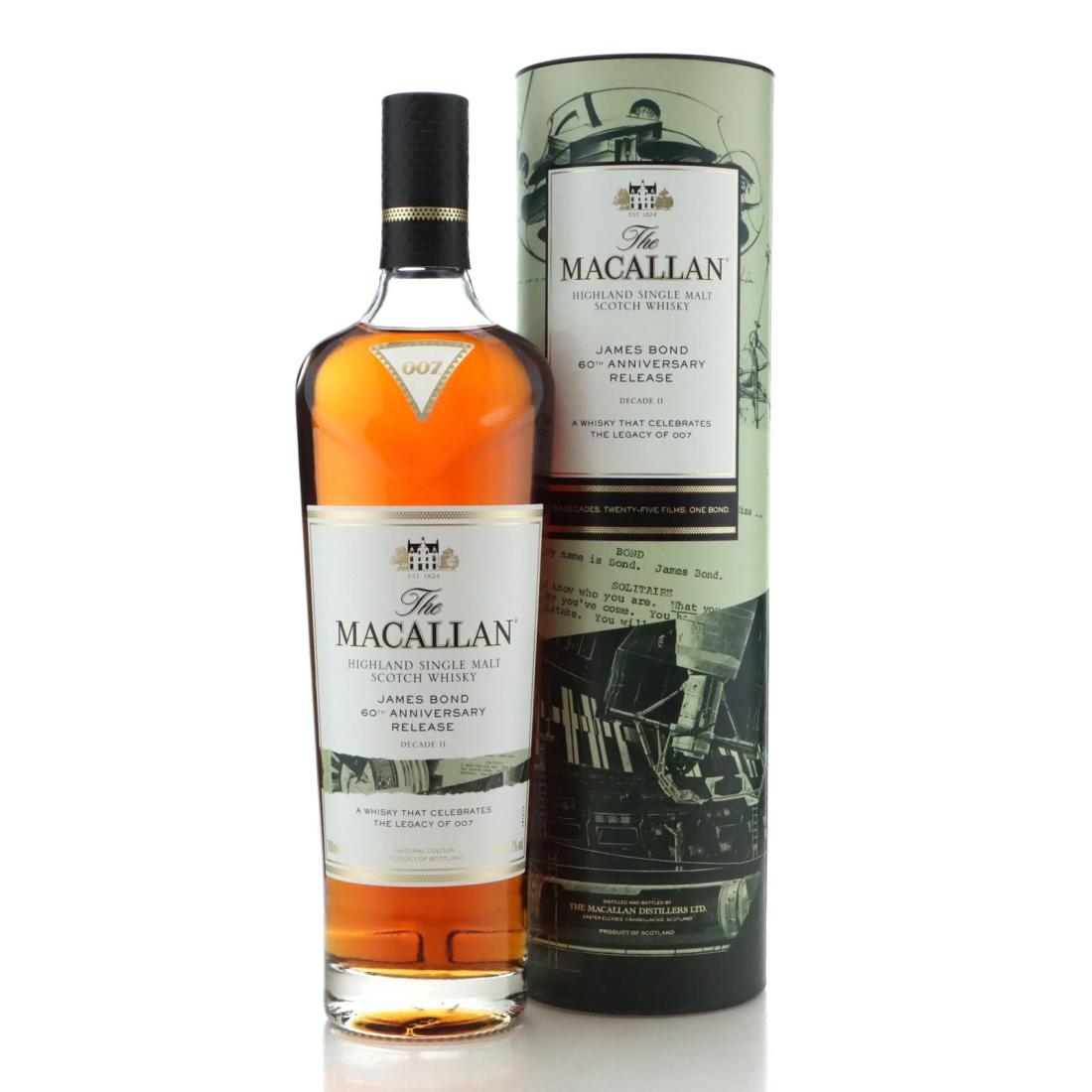 Macallan James Bond 60th Anniversary Release Decade Ii