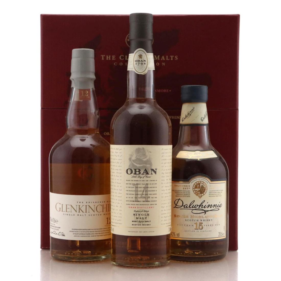 Classic Malt Gift Pack Glenkinchie Dalwhinnie Oban