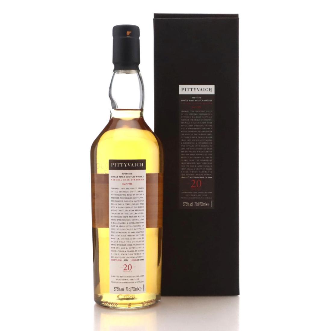 Pittyvaich 1989 Natural Cask Strength 20 Year Old