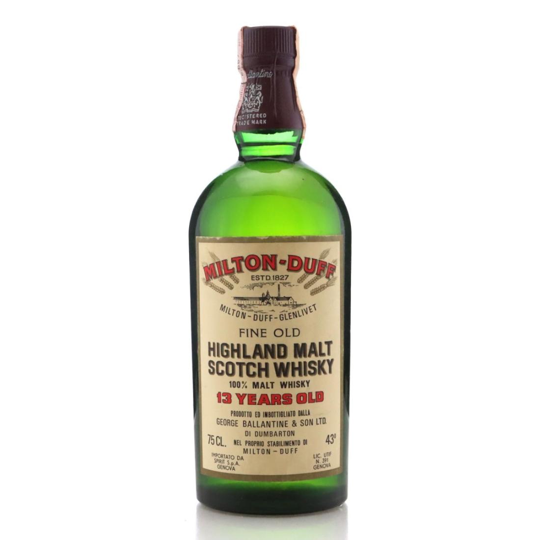Miltonduff 13 Year Old