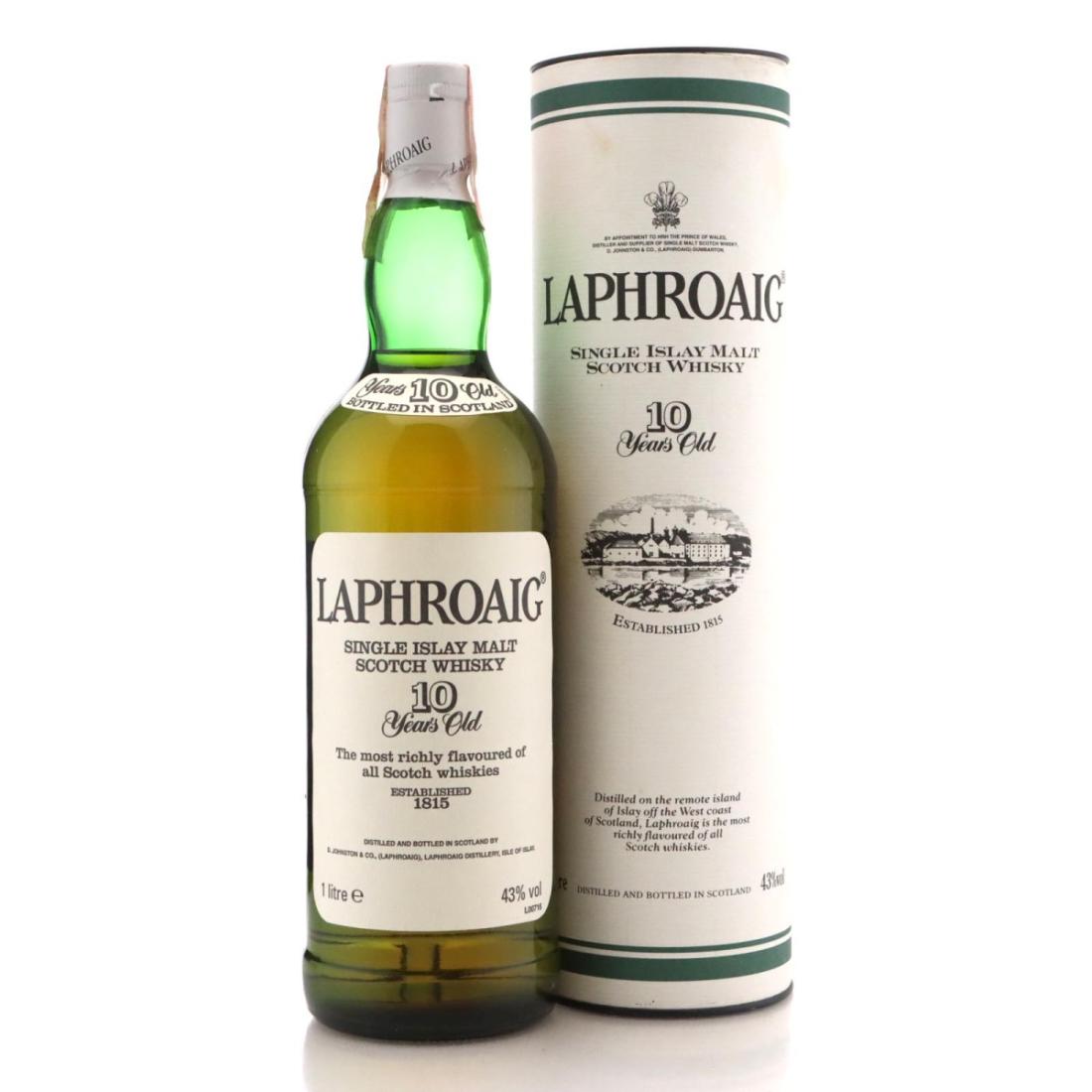 Laphroaig 10 Year Old Litre