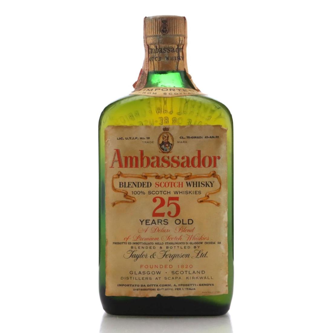 Ambassador 25 Scotch Whisky