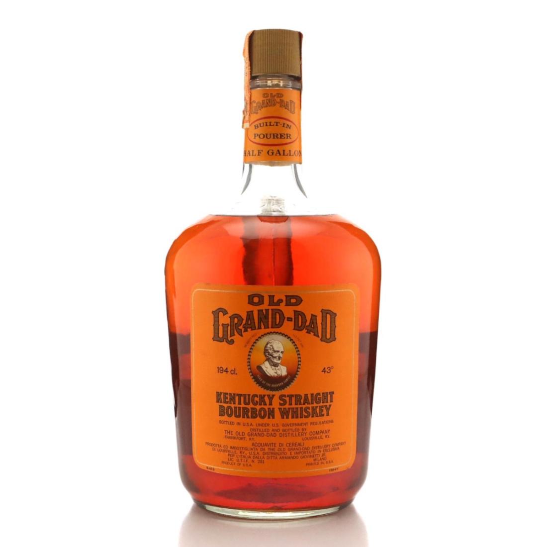 Old GrandDad Kentucky Straight Bourbon 194 Litre 1968