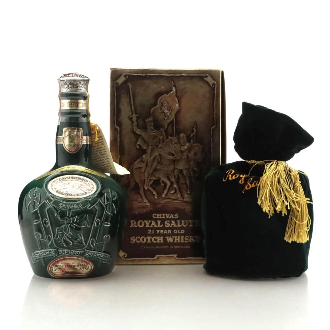 Royal Salute 21 Year Old Scotch Whisky Emerald Flagon
