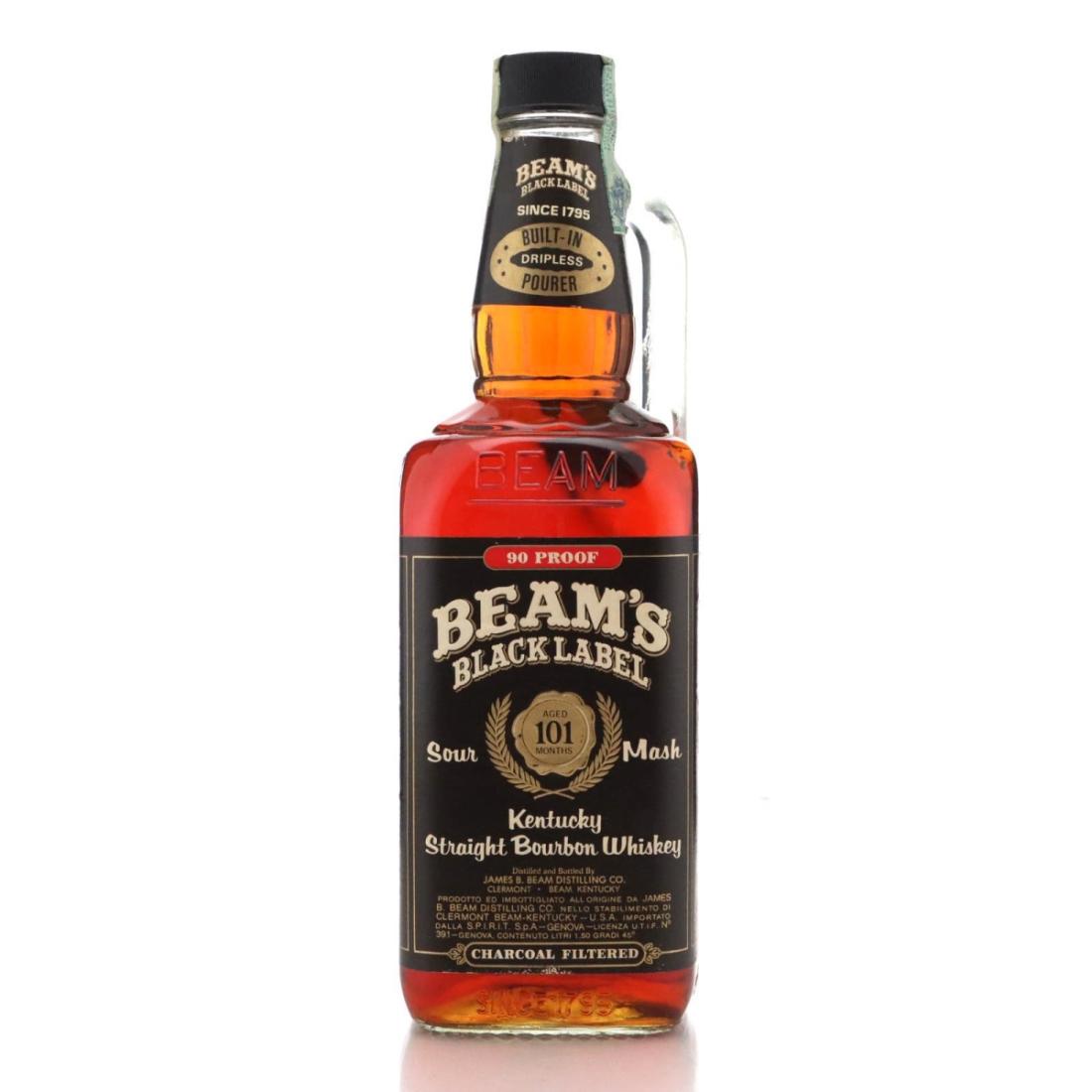 Jim Beam Beam's Black Label 8 Year Old, 1982, 45% whisky bottle