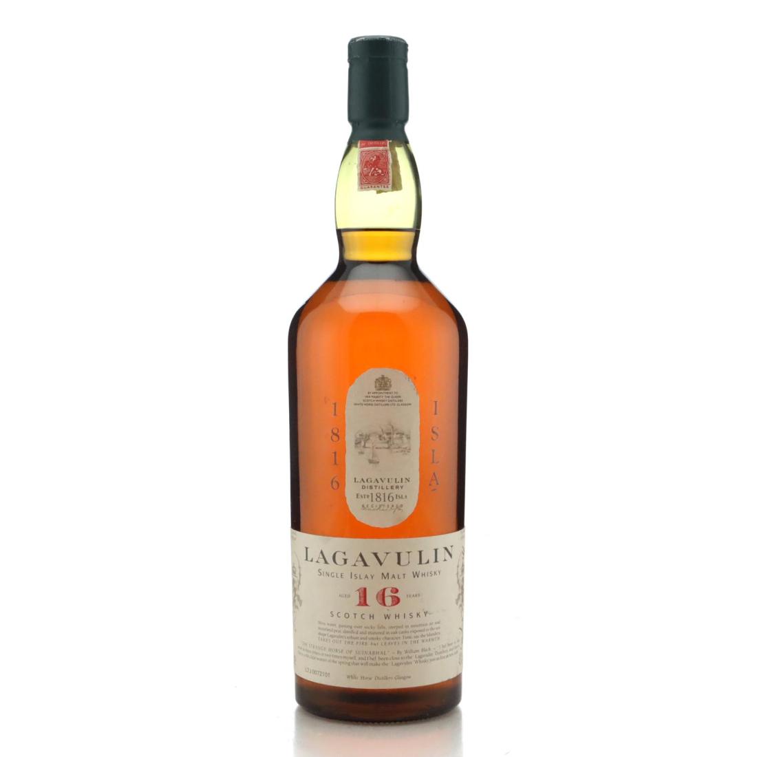 Lagavulin 16 Year Old White Horse Distillers Litre