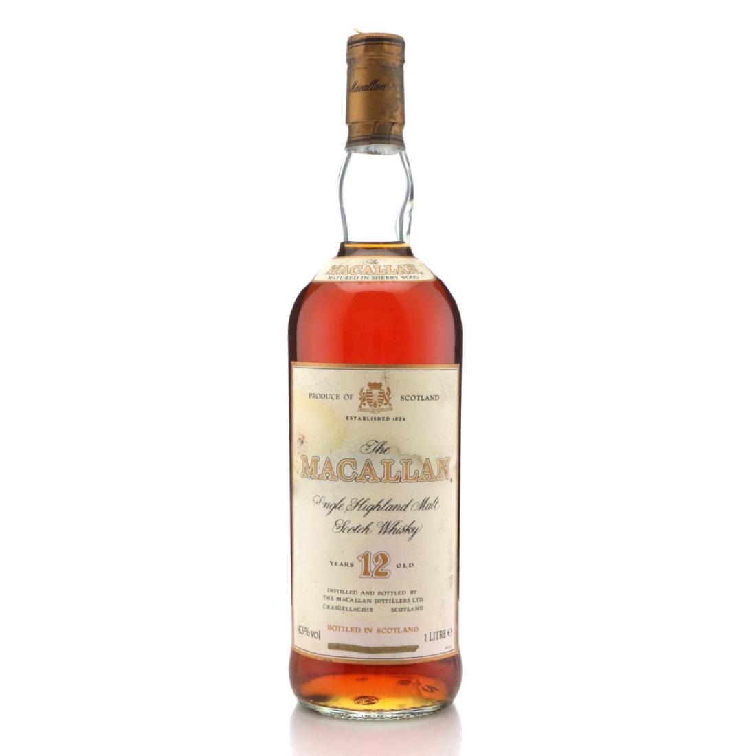 Macallan 12 Year Old Litre