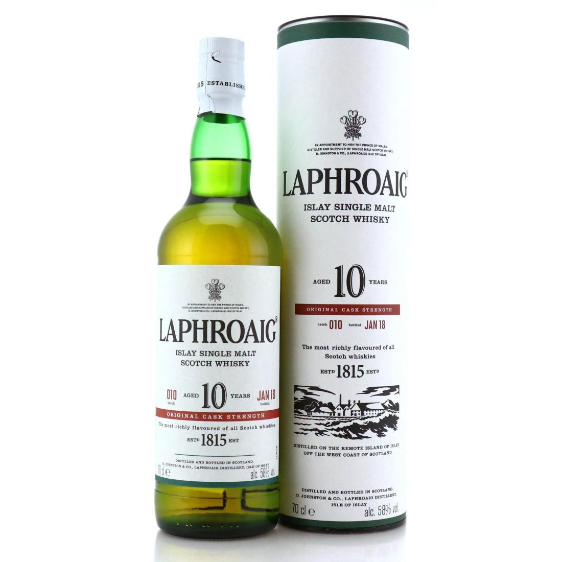 Laphroaig 10 Year Old Original Cask Strength Batch 010