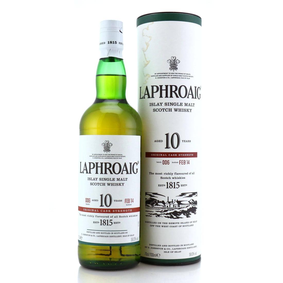 Laphroaig 10 Year Old Original Cask Strength Batch 006