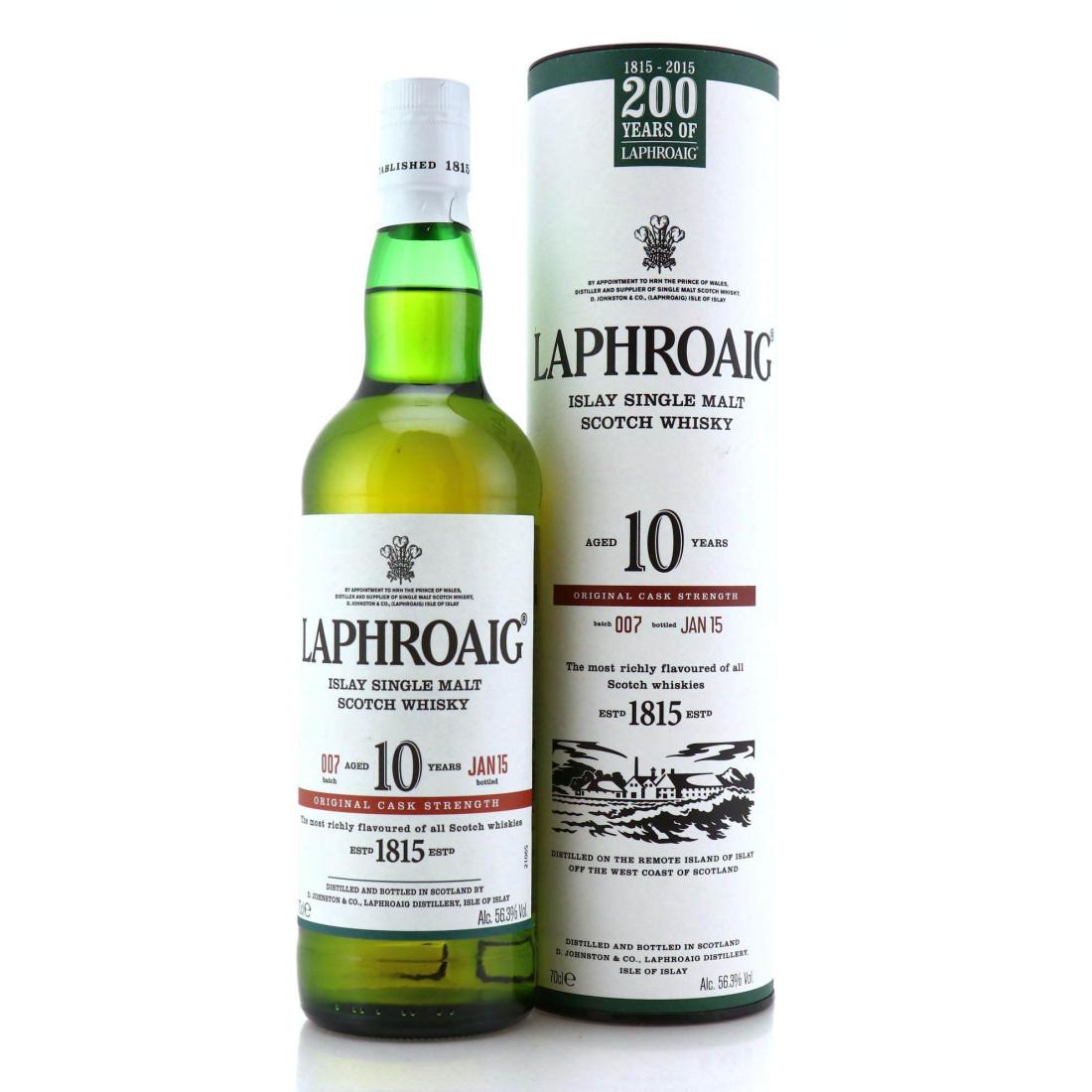 Laphroaig 10 Year Old Original Cask Strength Batch 007