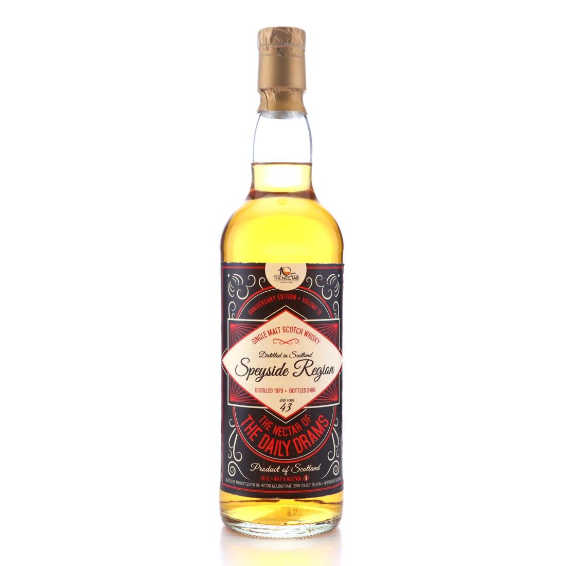 Speyside Single Malt 1973 The Nectar of the Daily Drams 43 Year Old