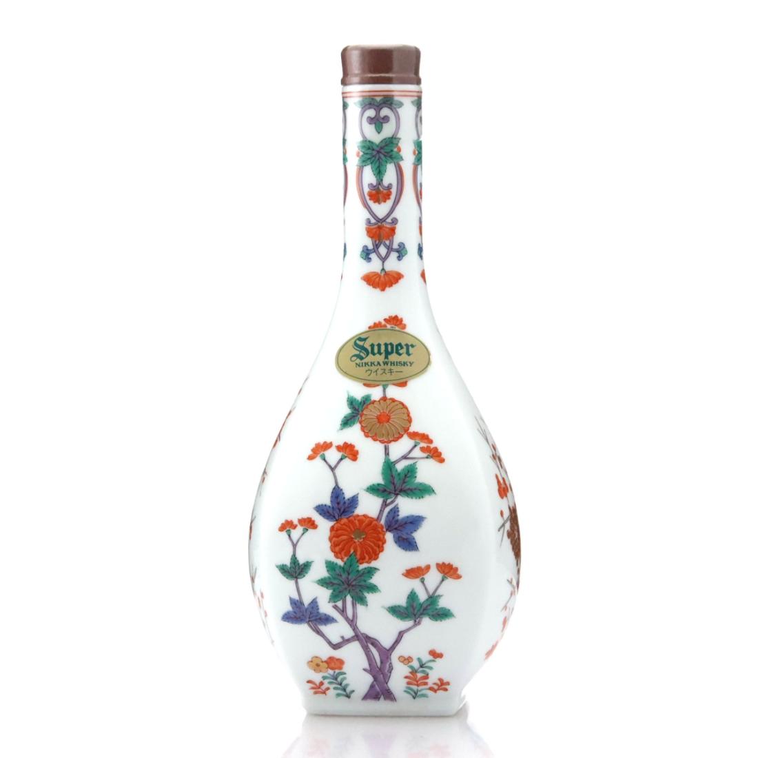 Nikka Super Whisky Arita Flower Decanter
