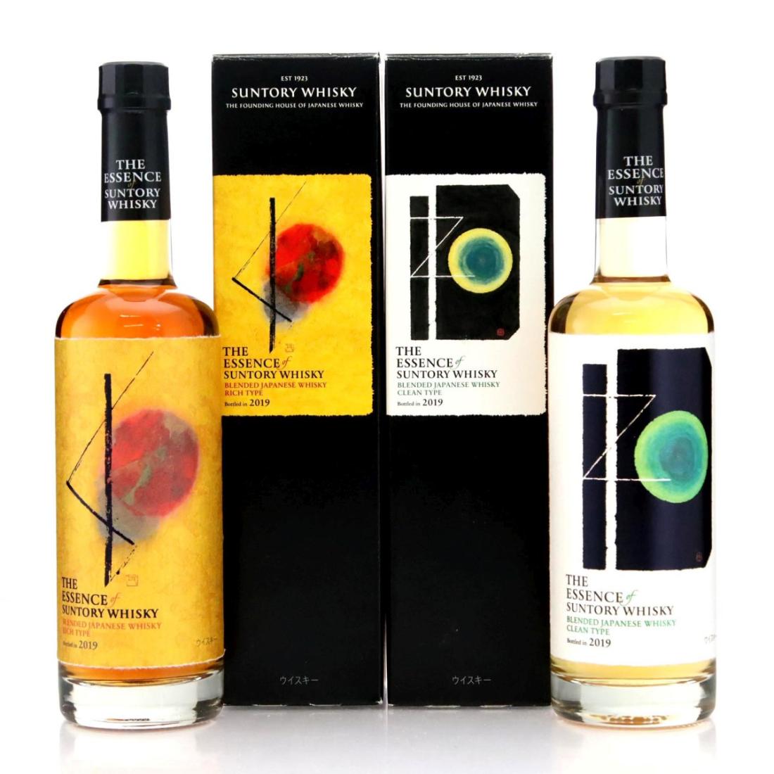 The Essence of Suntory Whisky 2019 Release Clean Type Rich Type Blended Japanese Whisky