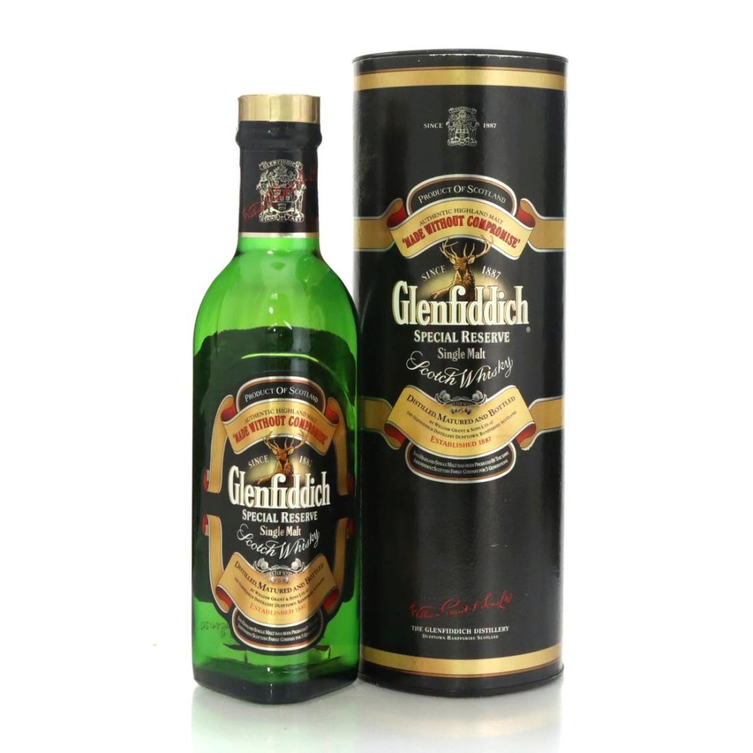 Glenfiddich Special Reserve, Bourbon & Sherry Cask, 1990, 40% whisky bottle