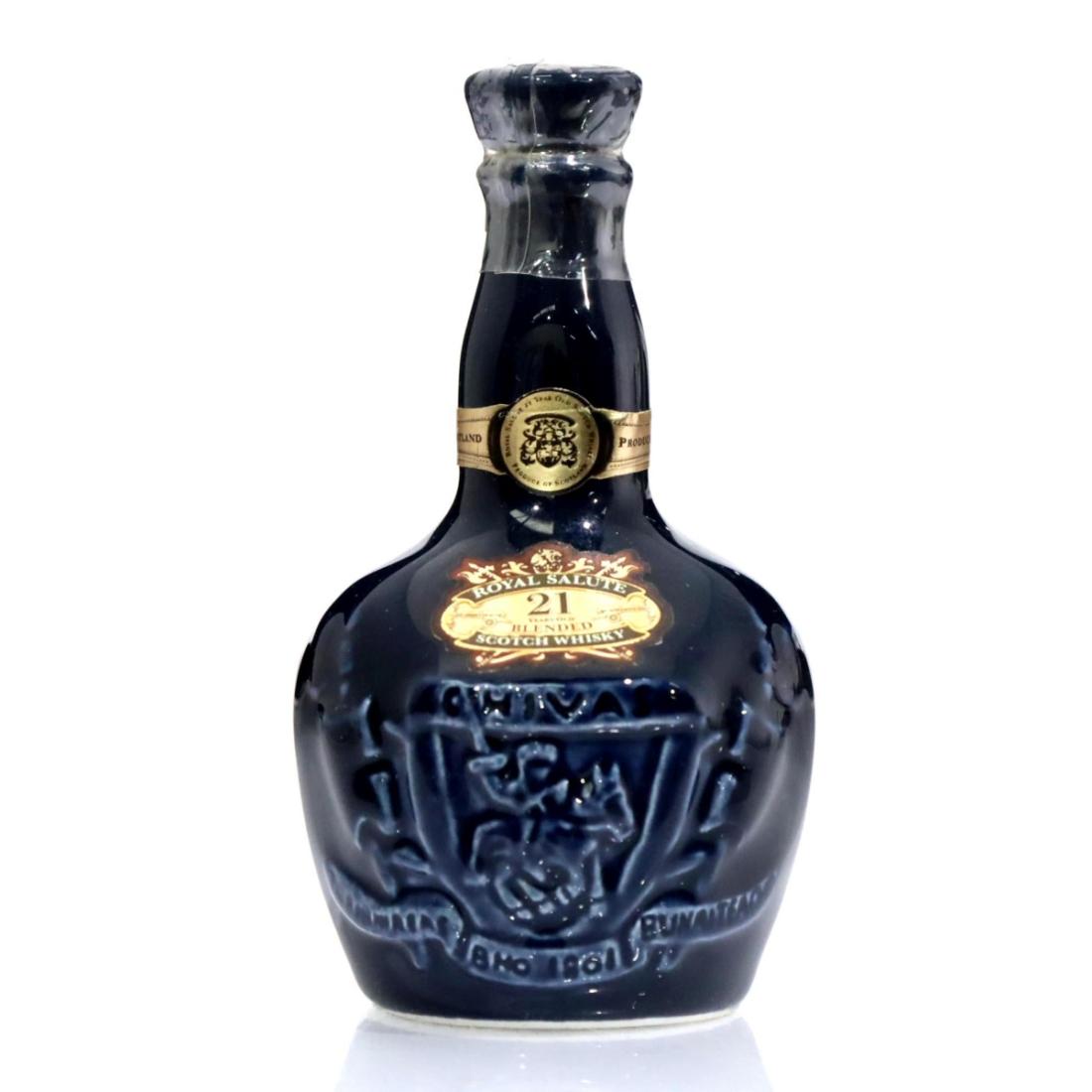 Chivas Regal 21 Royal Salute Miniature Flagon