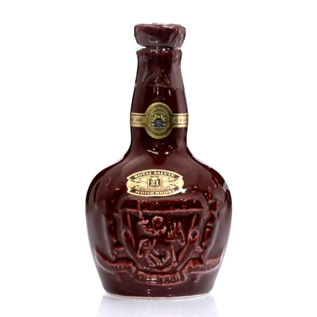 Chivas Royal Salute 21 Ruby Flagon Miniature