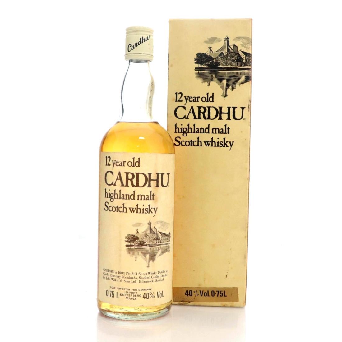 Cardhu 12 John Walker Sons