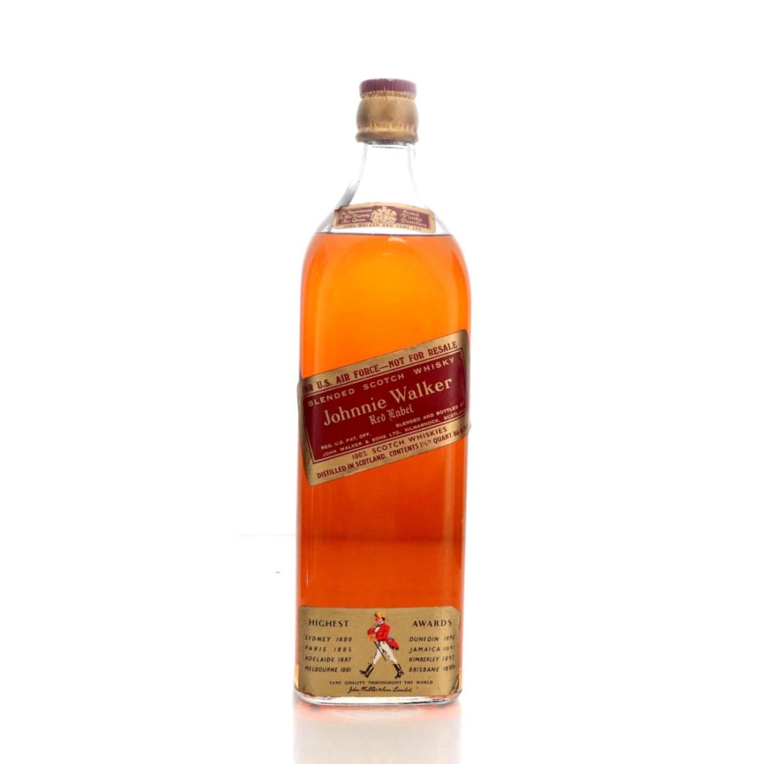 Johnnie Walker Red Label Blended Scotch Whisky 115quart