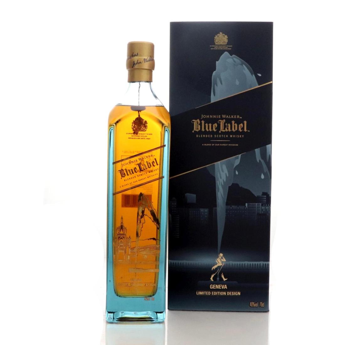 Johnnie Walker Blue Label Geneva Limited Edition Design Scotch Whisky