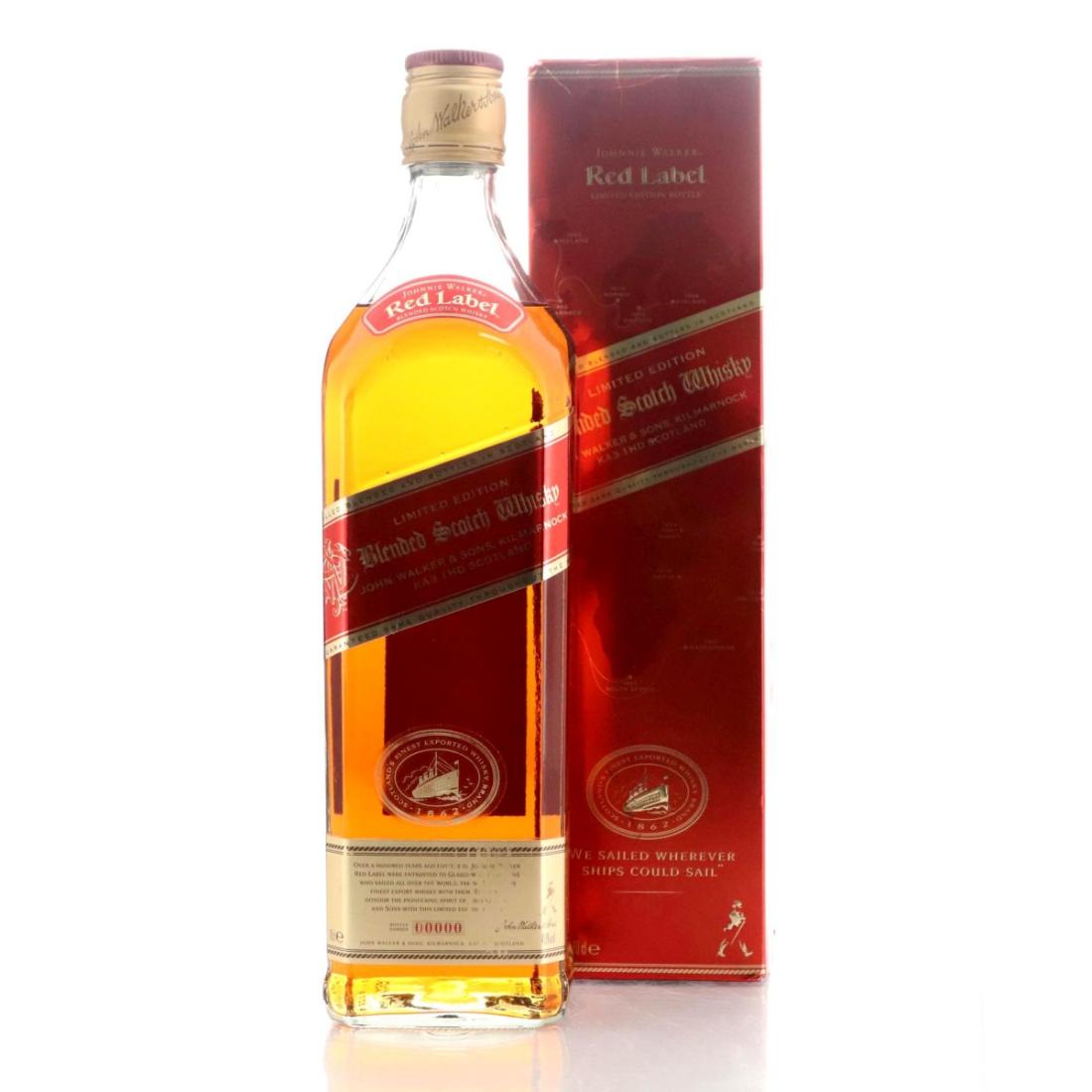 Johnnie Walker Red Label Limited Edition Blended Scotch Whisky Scotlands Finest Exported Whisky Brand