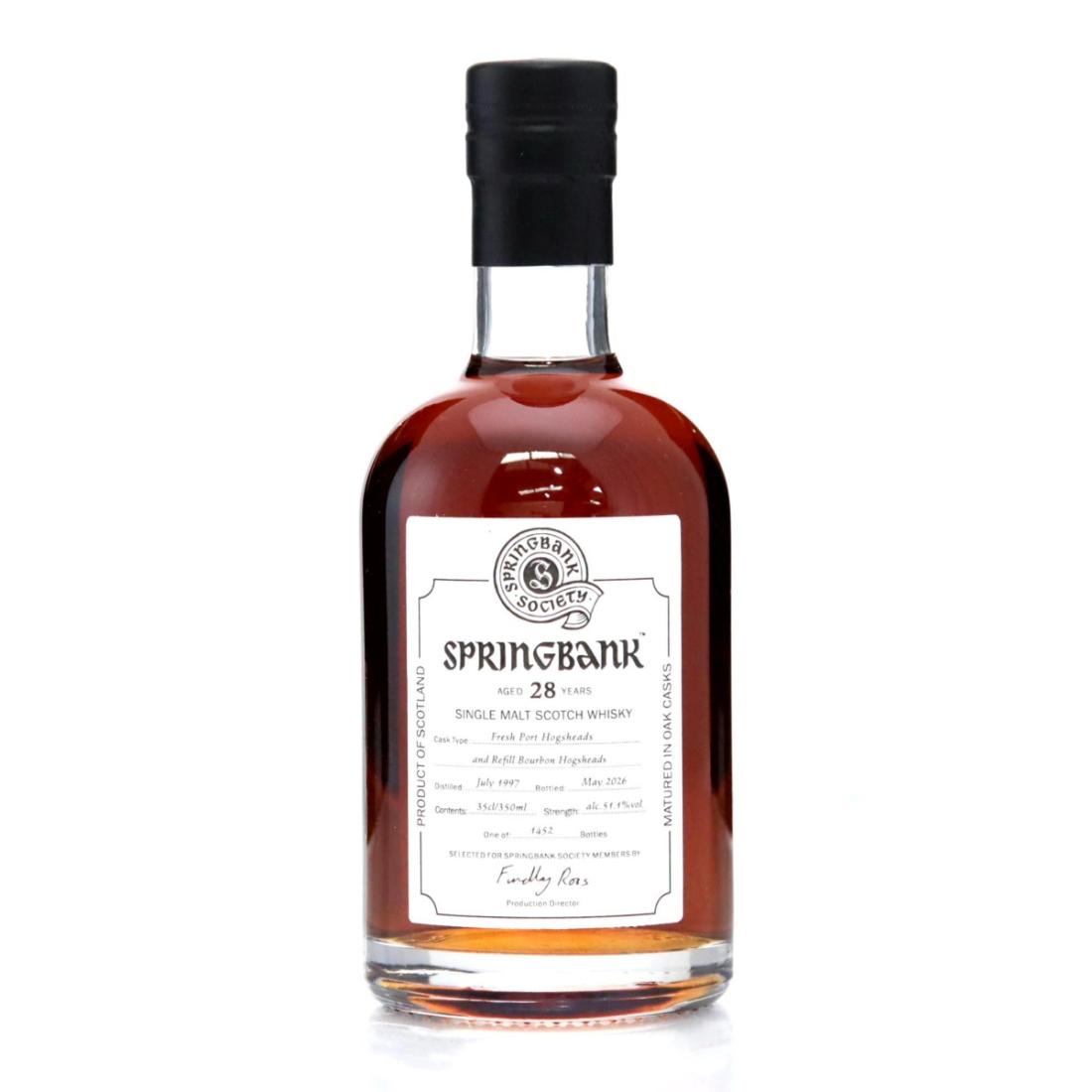 Image for Springbank 1997 Springbank Society 28 Year Old