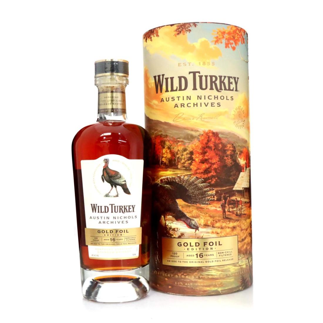Wild Turkey 16 Austin Nichols Archives Gold Foil Edition Straight Bourbon