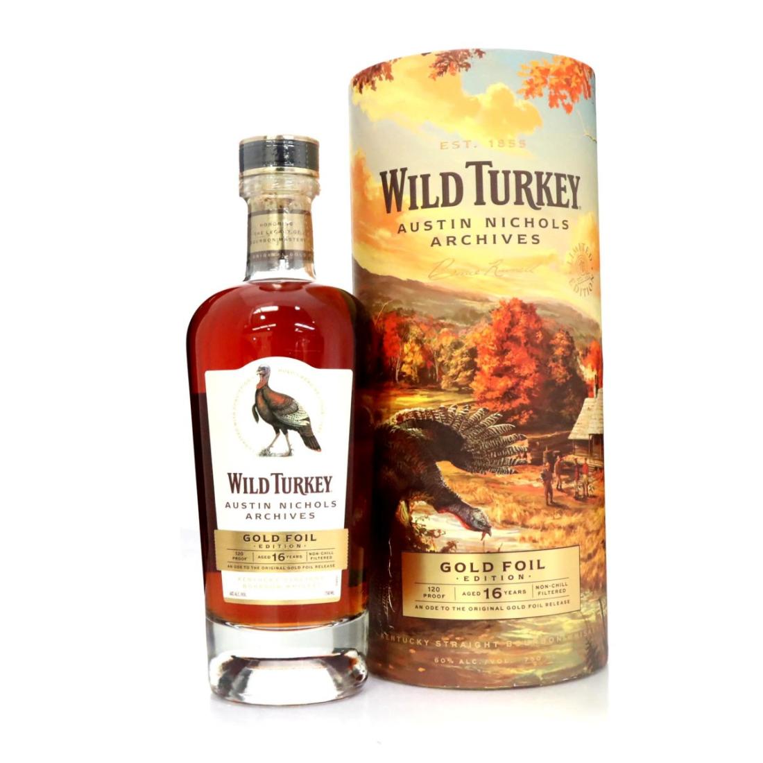 Wild Turkey 16 Austin Nichols Archives Gold Foil Edition Straight Bourbon