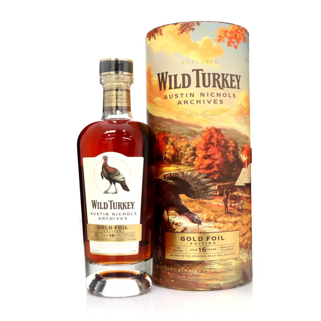 Wild Turkey 16 Austin Nichols Archives Gold Foil Edition Straight Bourbon