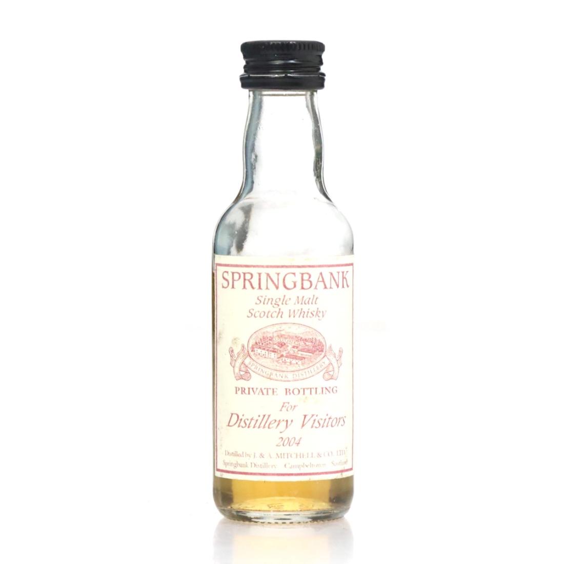 Springbank Private Bottling For Distillery Visitors 2004 Miniature