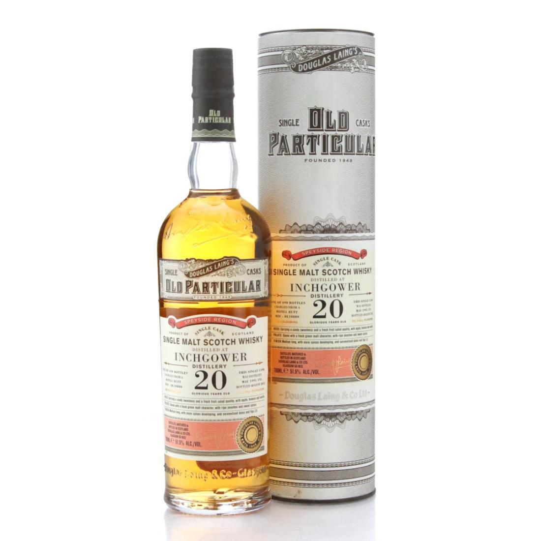 Inchgower 20 Year Old, Sherry Cask, Cask #10880, 1995, Douglas Laing, 51.5% whisky bottle