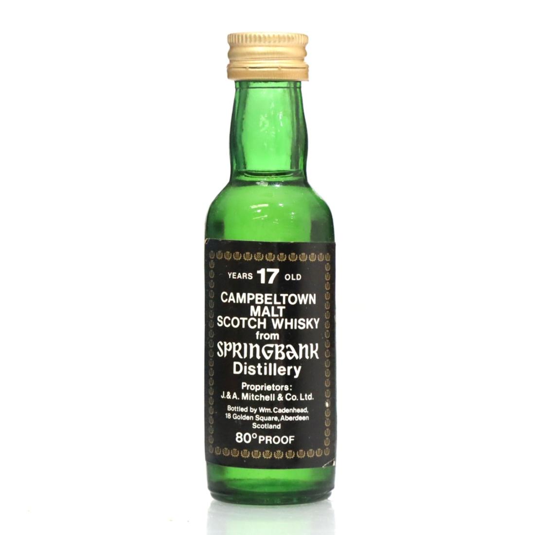 Springbank 17 Miniature