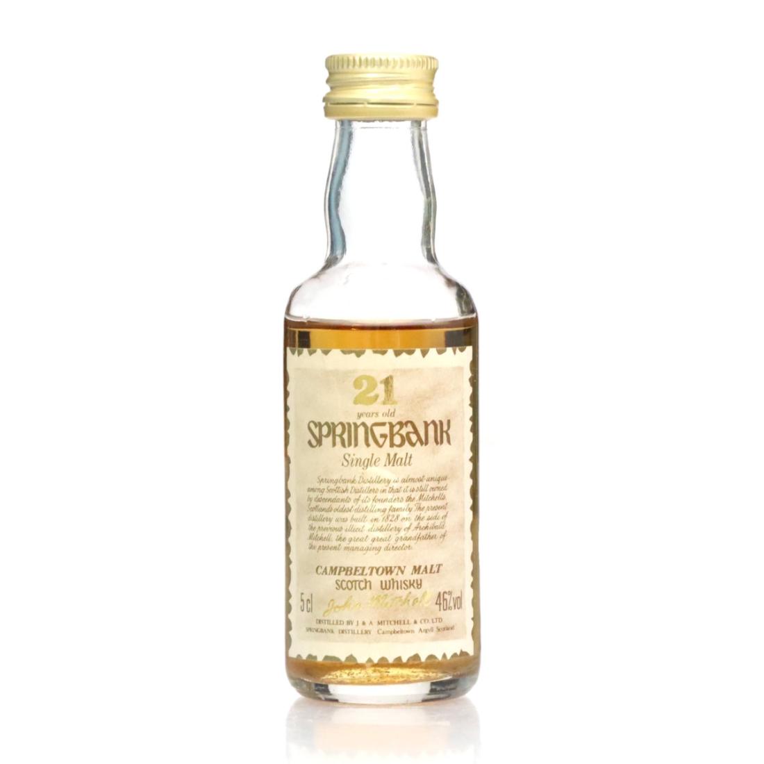 Springbank 21 Miniature