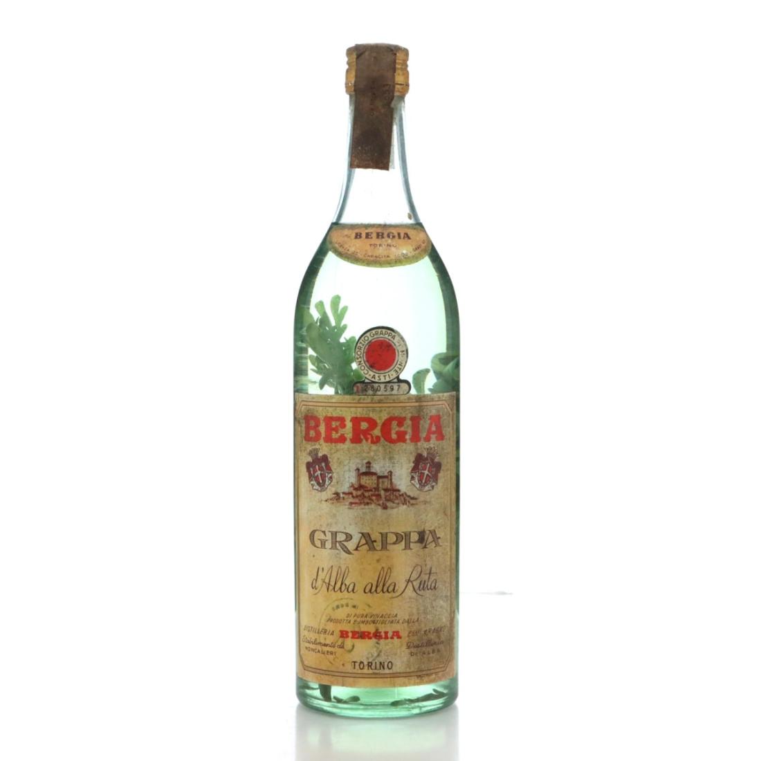 Bergia Grappa d'Alba alla Ruta, 45% whisky bottle