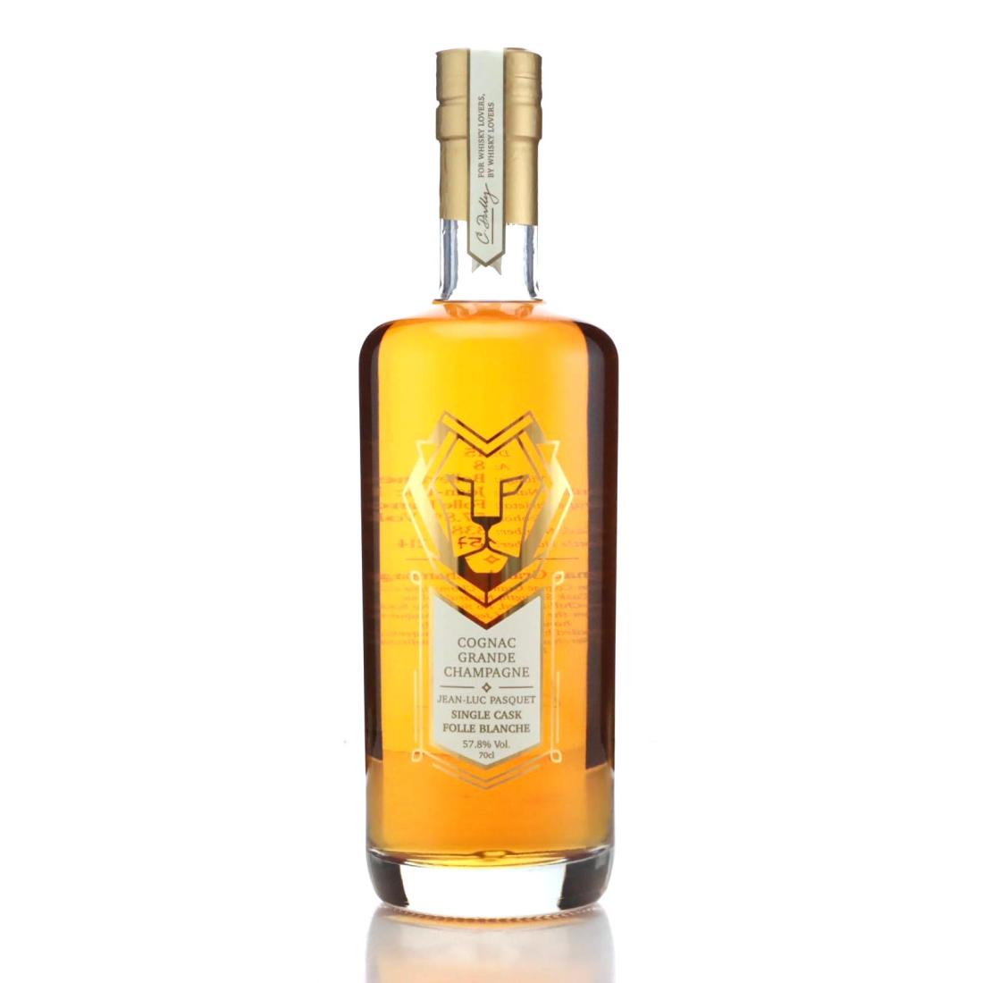 Jean-Luc Pasquet C. Dully Grande Champagne Cognac 8 Year Old, French Oak Cask, Cask #338, 2015, C. Dully Selection, 57.8% whisky bottle