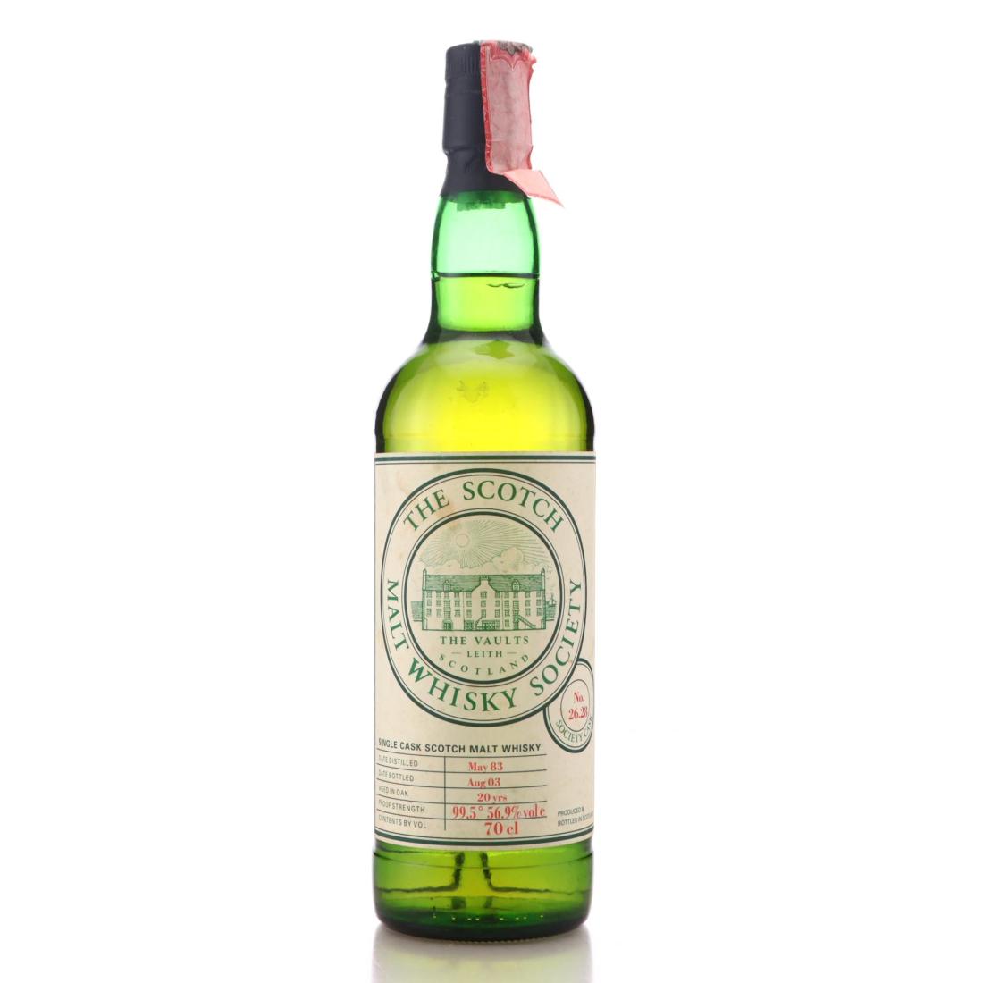 Clynelish SMWS No. 26 20 Year Old, 1983, Scotch Malt Whisky Society, 56.9% whisky bottle