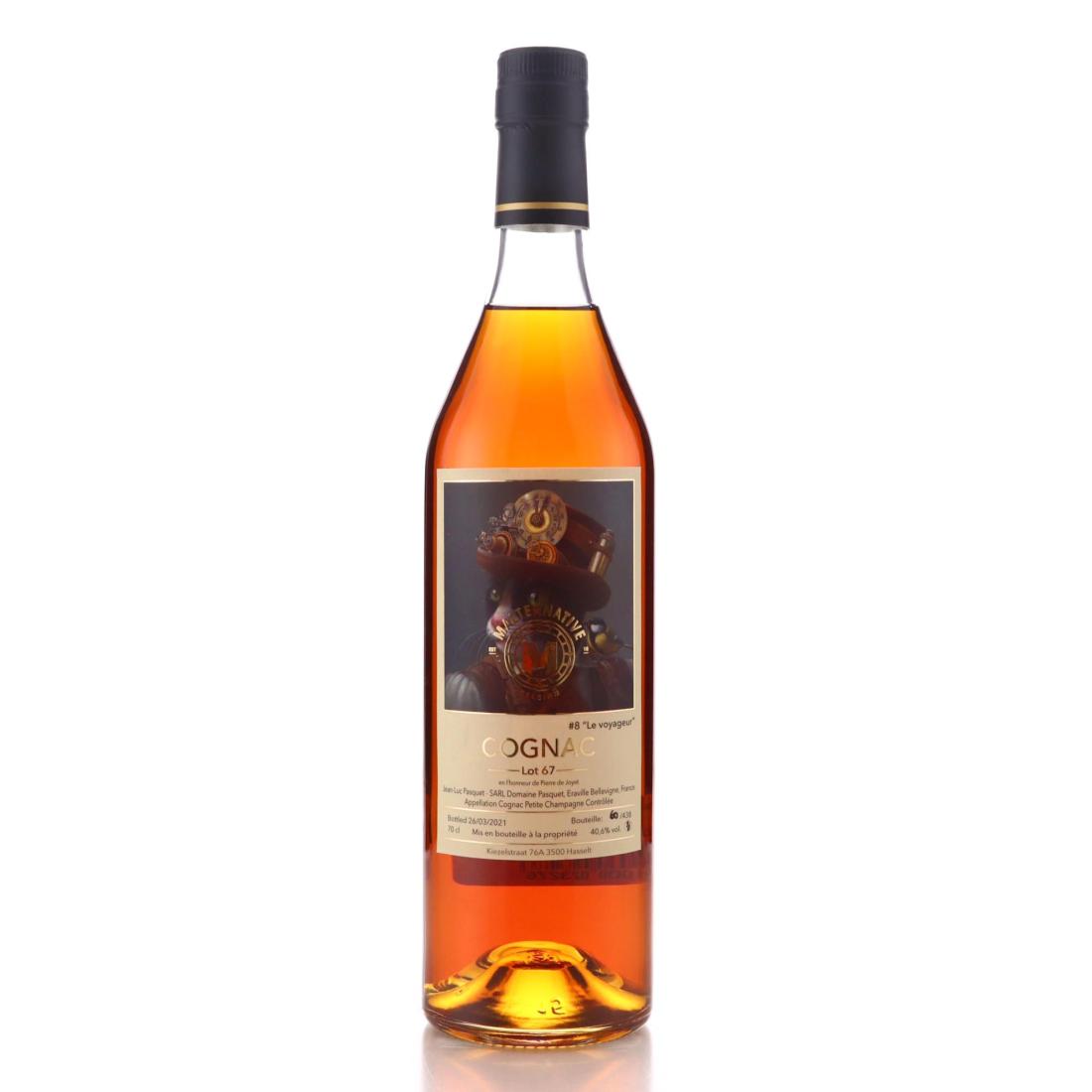 Jean-Luc Pasquet Lot 67 Malternative Cognac #8 Le Voyageur, 1967, Malternative Belgium, 40.6% whisky bottle